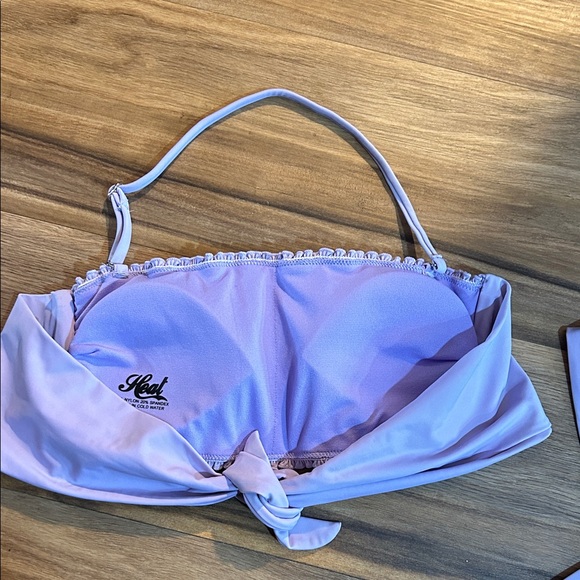 Lavender Smocked Bikini Set - Picture 3 of 8